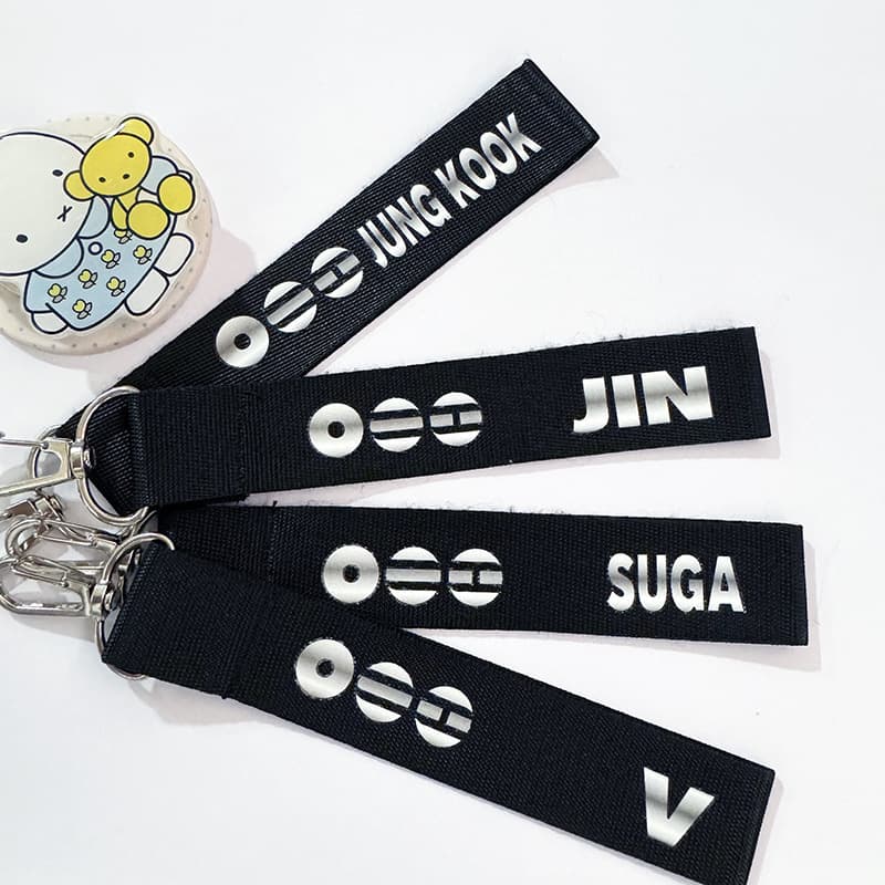 BTS Same Style Phone Strap Name Tag Pendant Lanyard Decoration Gift Merchandise
