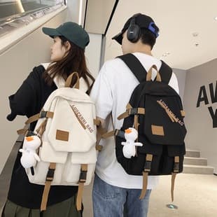 Backpack for Middle and High School Students Boys and Girls 2025 New Large Capacity Elementary Student Simple Cool Dual Shoulder Bag for Women