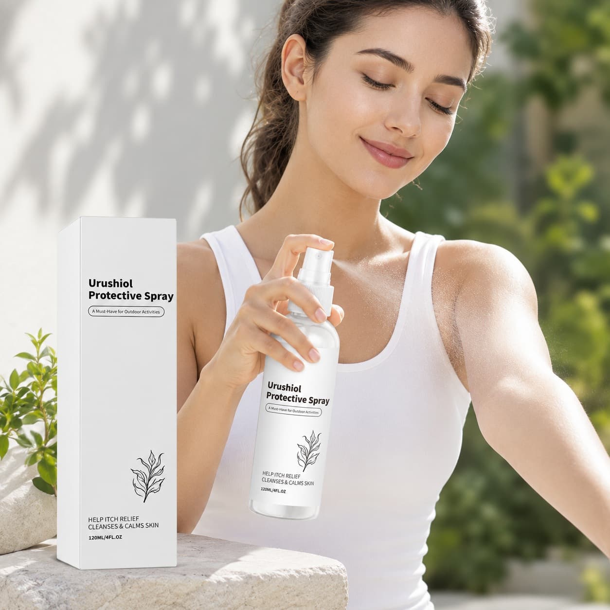 Cross-border popular skin cleansing spray, gentle and moisturizing body skin, outdoor activities, daily protection, portable cleansing spray
