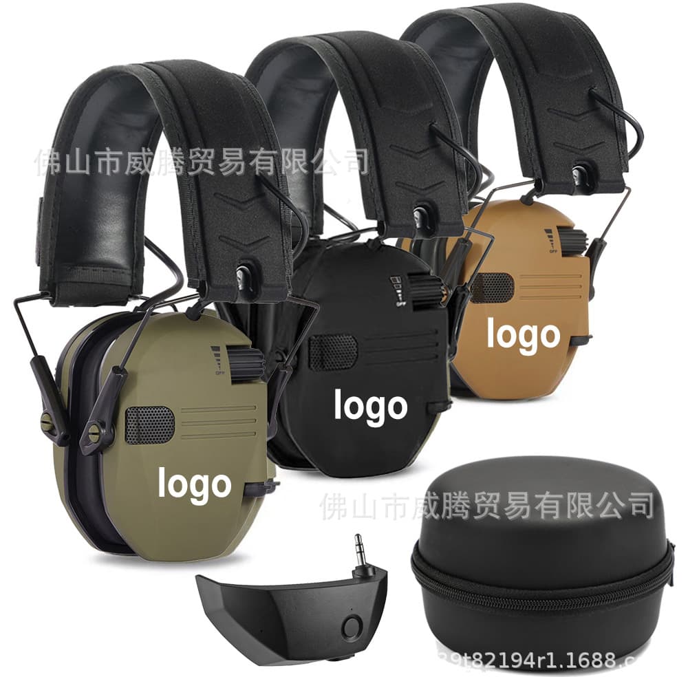 Tactical Headphones with Noise Reduction, Over-Ear, and Hearing Protection for High-Noise Environments - Best Seller Across Borders