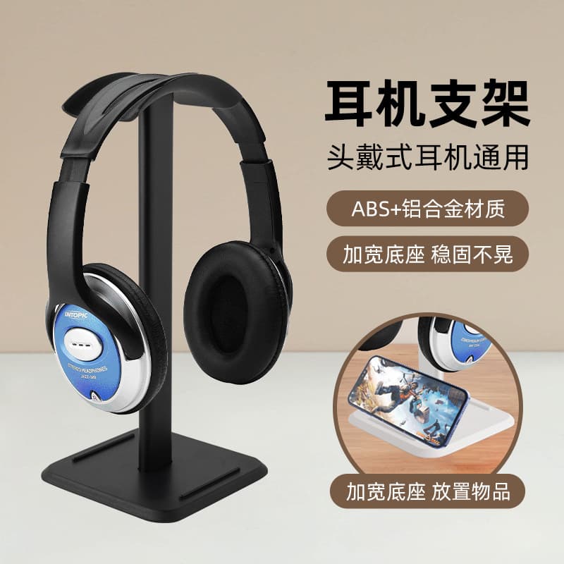 Over-Ear Bluetooth Headphones Wireless with TF Card Slot, Heavy Bass, LED Light, Sports Earphones, Storage Stand, New Cross-Border Hot Seller