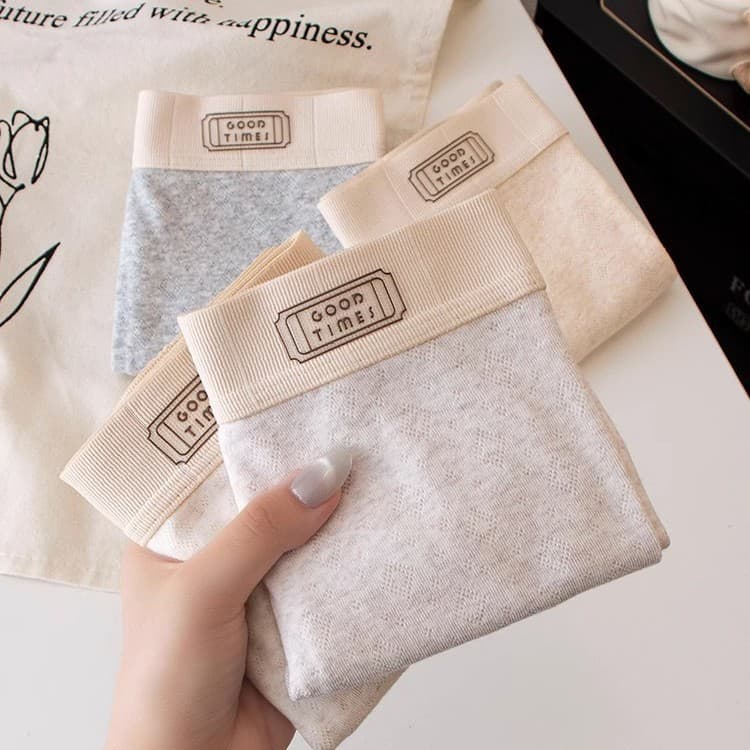 Pure Cotton Men's Boxer Shorts Breathable Antibacterial Comfortable Flat Angle Underwear a Class Baby Cotton Underpants