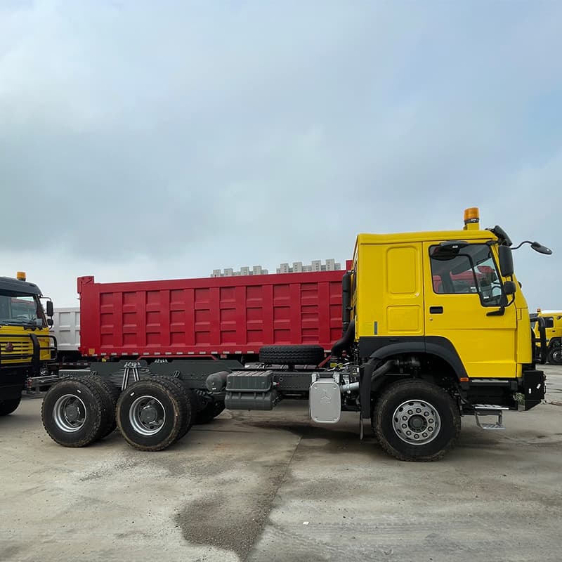 Sold to Africa HOWO Tractor Head Used 10-wheel Cargo Transport Truck Head 375HP Heavy Truck