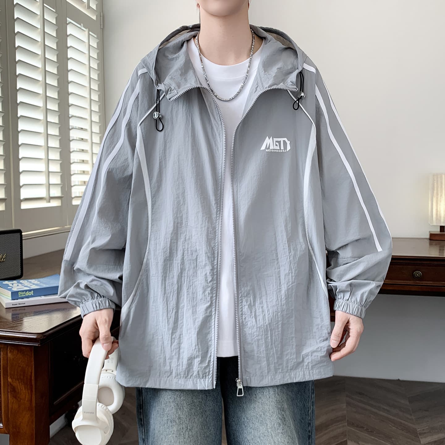 Sun Protection Clothing Men 15 Years Old Teenagers Summer Junior High School Students 16 Trendy Breathable Lightweight Jacket Coat Men 14