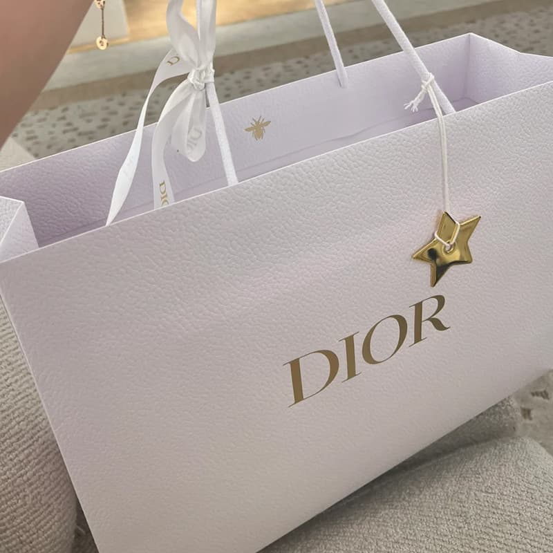 Focus on quality 1:1 European and American luxury counter brands DI*R Dior handbag paper bag with printed LOGO