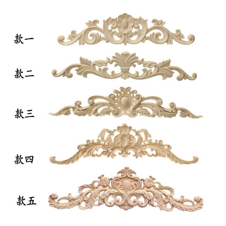 Cross-border Wood Applique Rubber Wood Carving Panels - Home Decor Dongyang Carving Wholesale/Retail