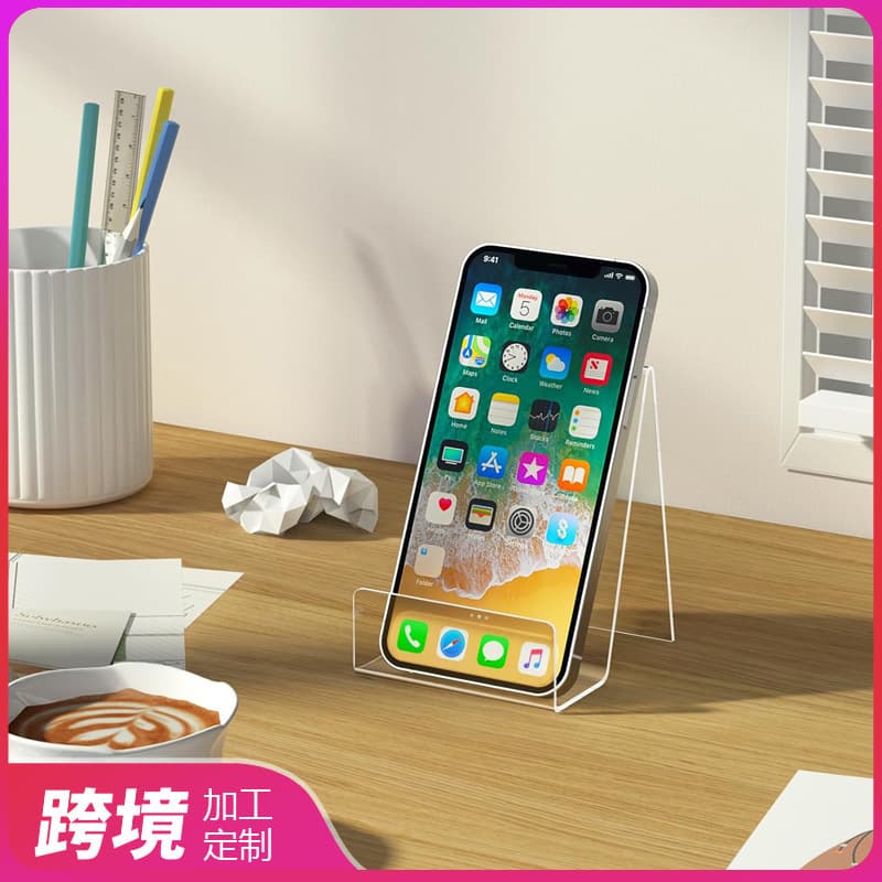 Cross-border Acrylic Book Stand Transparent Display Rack Library Book Shelf Desktop Book Holder