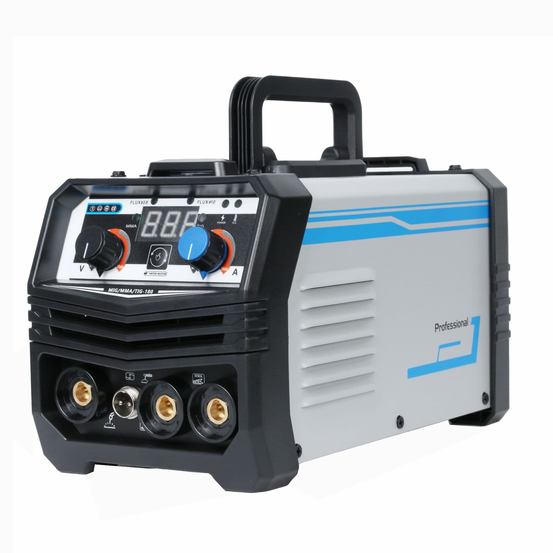 2025 New 3-in-1 MIG/MMA/TIG-180 Gasless Welder 120A/220V European Standard Welding Machine