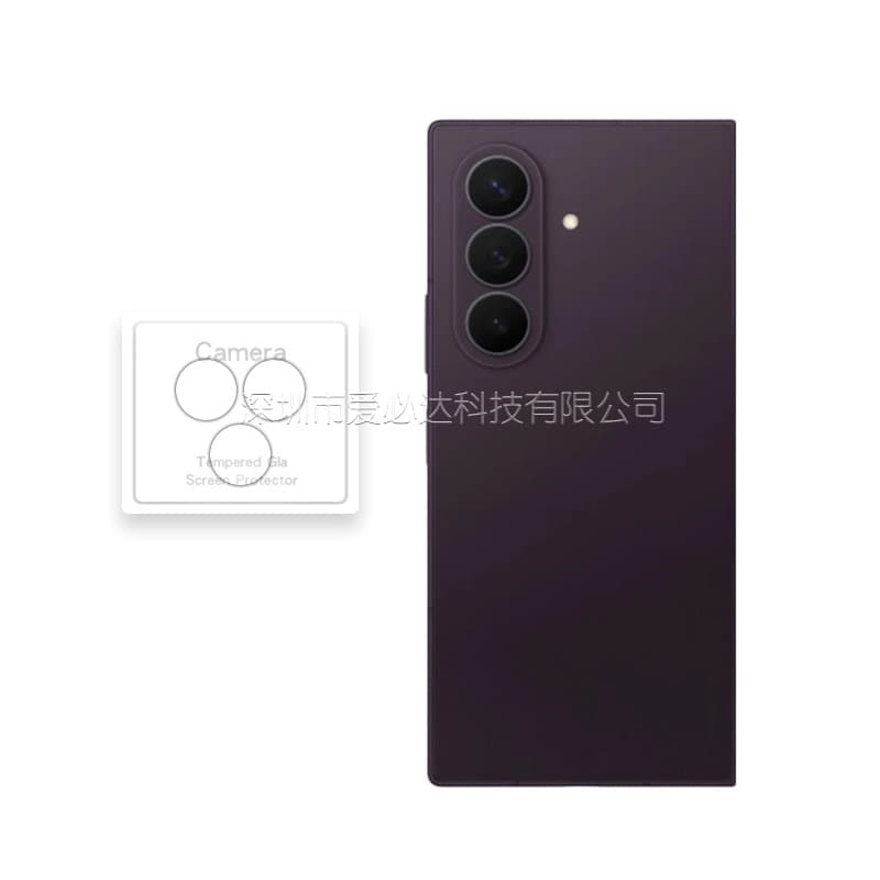 Transparent Split Lens Film for Samsung Z Fold8 Ultra, Camera Lens Glass Protector for Samsung Z Flip8
