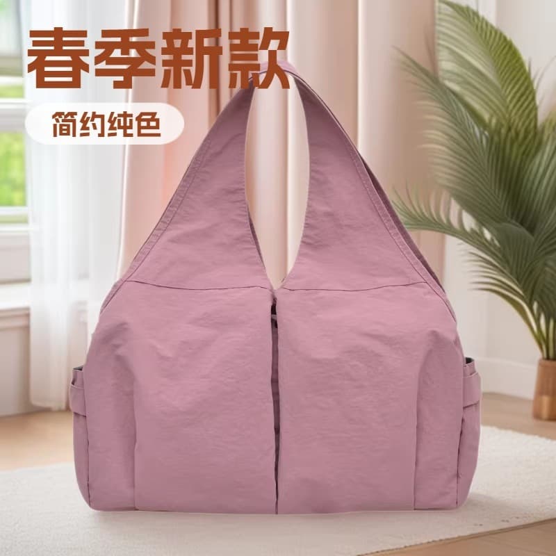 Cross-border women's casual fitness bag dry and wet separation waterproof sports bag shoulder travel bag portable yoga bag