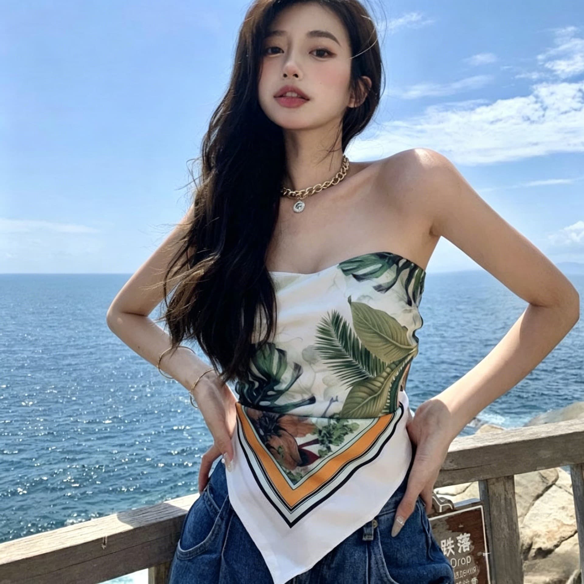 Sexy Off-Shoulder Backless Tube Top for Women, Strapless Pure Desire Style, High-End Slimming Sleeveless Top