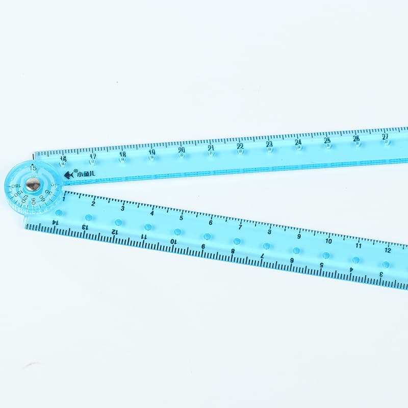 Factory Supply 15cm K-Fold Ruler Colorful Flexible Plastic Ruler Bendable Folding Ruler