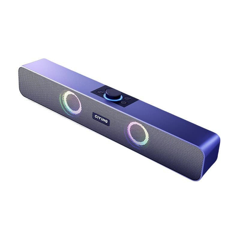 Soundbar RGB Light Effect Dual Speaker Bluetooth Speaker Gaming E-Sports Surround Sound Mini Soundbar