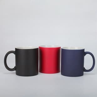 Wholesale Heat Transfer Sublimation Color-Changing Mug Gift Magic Mug Creative DIY Export Ceramic Water Cup Blank Mug