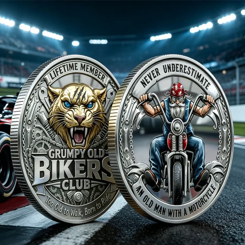 Cross-border Hot Seller Collectible Commemorative Metal Coin US Independence Day 3D Double-Sided Relief Commemorative Coin Medal