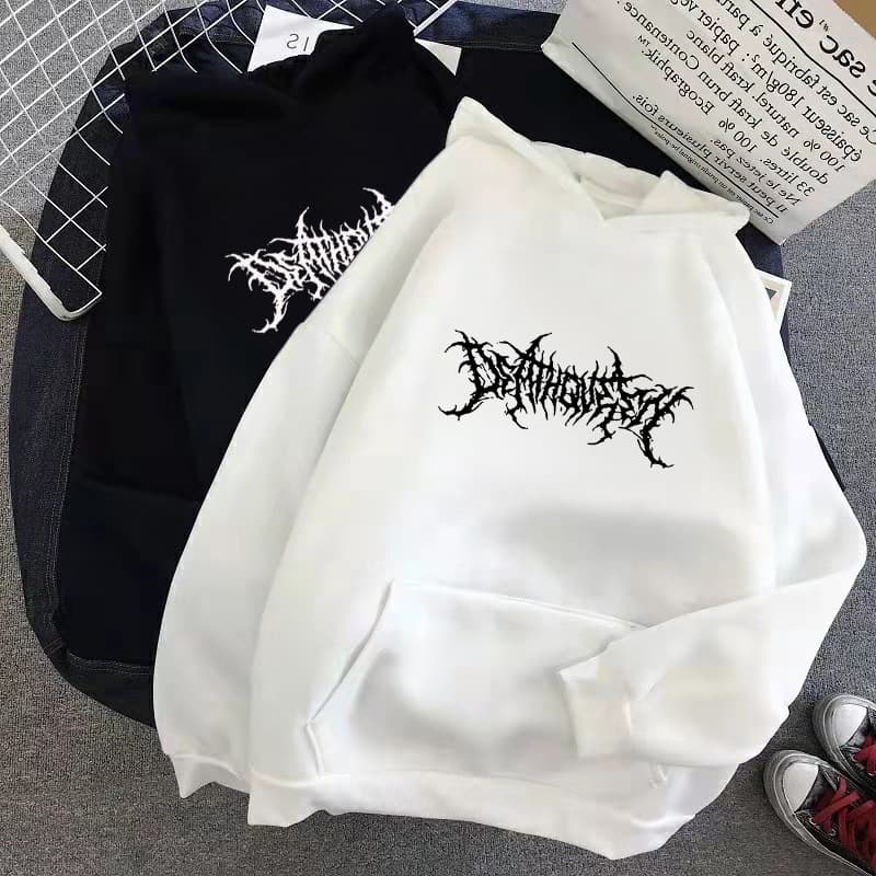 2026 Korean-style Southeast Asia Shopee Autumn/Winter Loose Letter Print Hooded Fleece Sweatshirt Unisex Wholesale AliExpress