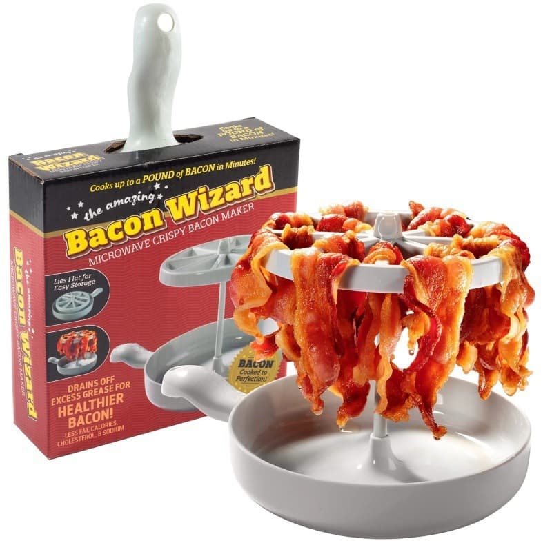 New Cross-Border Microwave Bacon Roasting Rack Plastic Microwave Meat Grill Rack