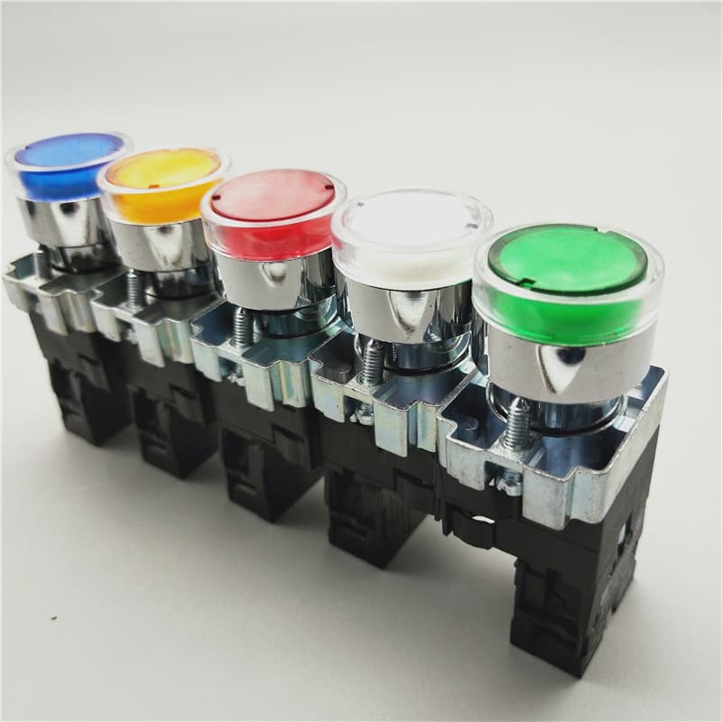 22mm self-resetting momentary illuminated push button switch XB2-BW3361C BW33B1C BW33M1C BW3462