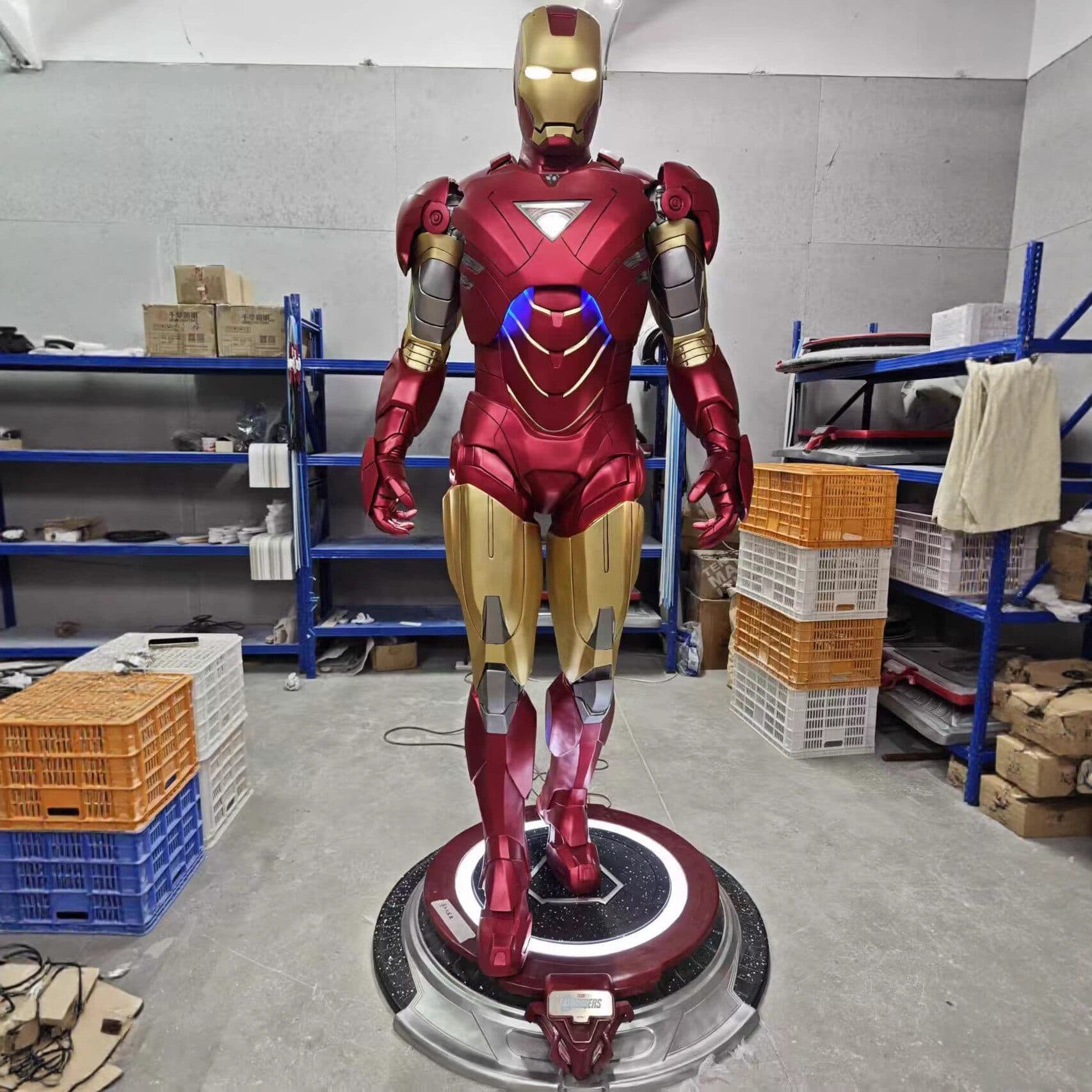 Cross-border Disney Iron Man MK6 Full Body 1:1 Model Sculpture Living Room Hotel Cinema Large Ornament