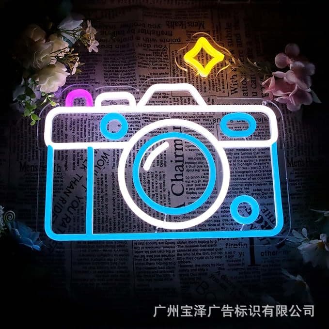 Dimmable LED Neon Lights for Cameras and Photography Hobbies (Cross-border Factory)