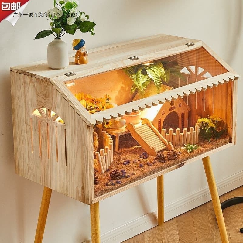 Chicken cage household complete set of pet lutin breeding box chicken cage brooding incubator chick rutin chicken landscaping hamster