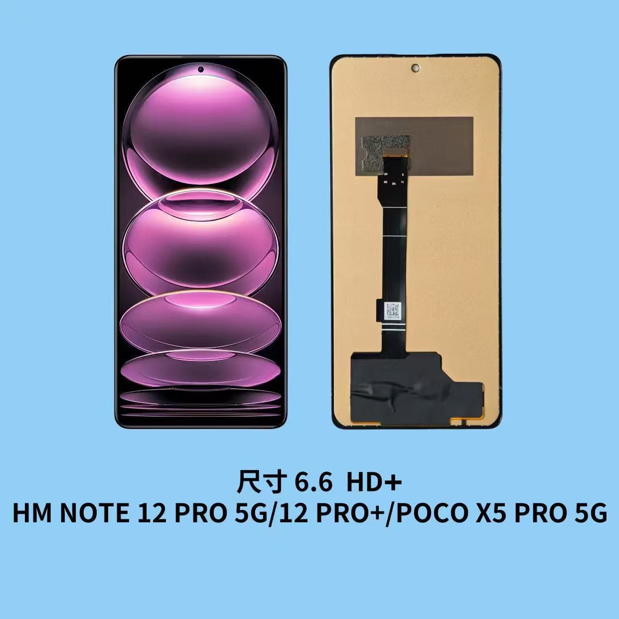 High Definition TFT Screen Assembly for Redmi Note 13 Pro Original Size HD+ LCD Display Inner and Outer Screen Integrated