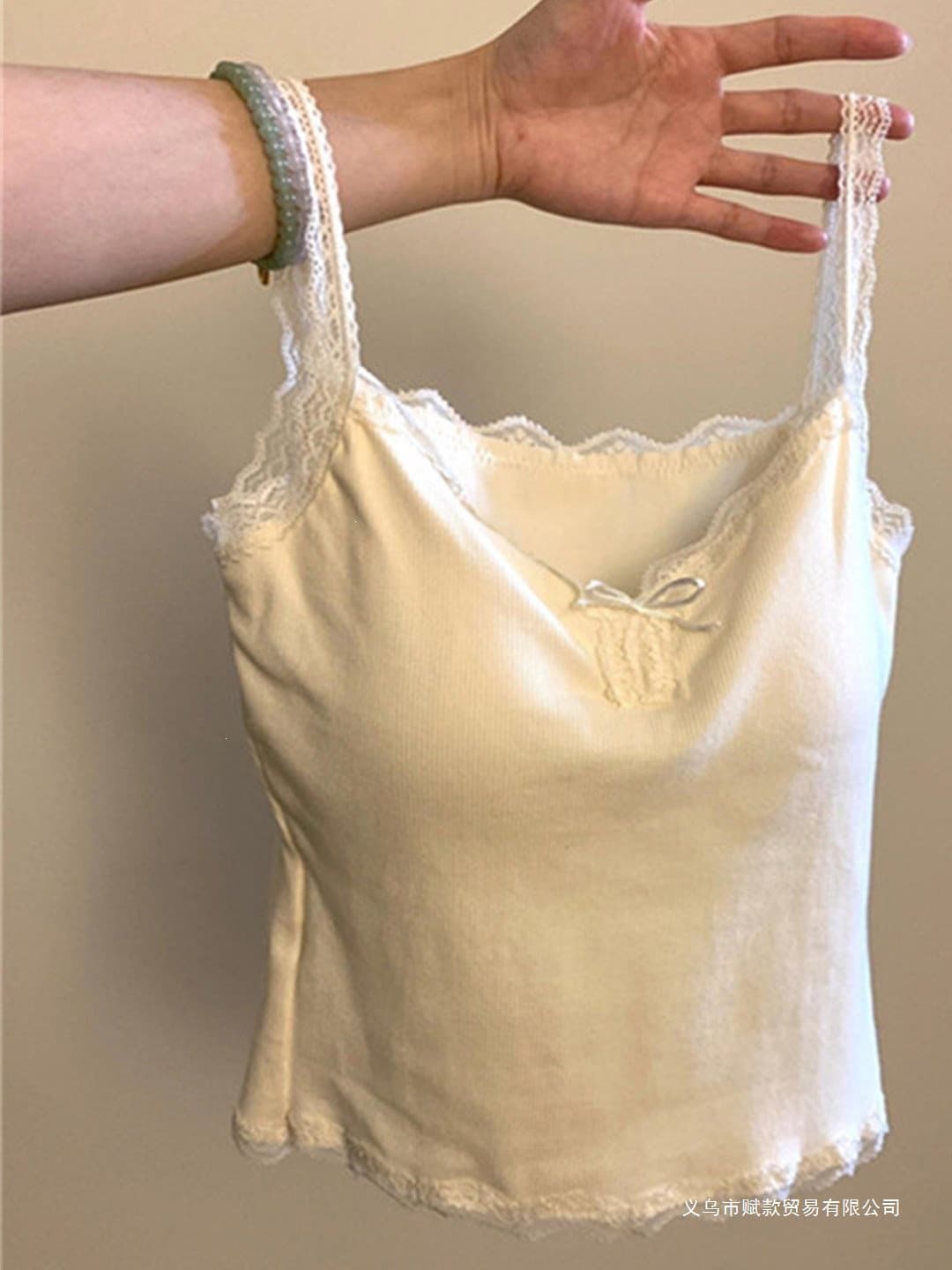 Stunningly beautiful pure lust lace camisole for women with breast pads for summer inner wear and outer wear with beautiful back and bottoming top