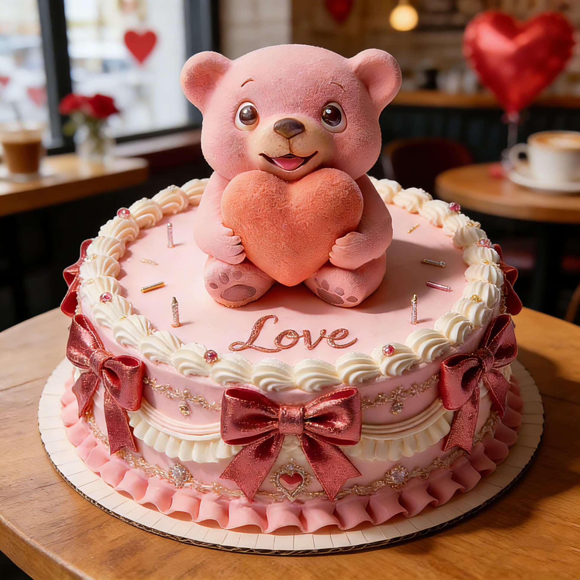 Sanxin Bear Silicone Mold Bear Mousse Cake Mold DIY Bear Chocolate Ice Tray Grinding Tool