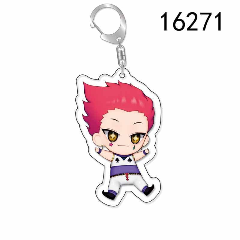 Anime Acrylic Keychain Hunter x Hunter Gon Killua Hisoka Bag Charm Birthday Gift