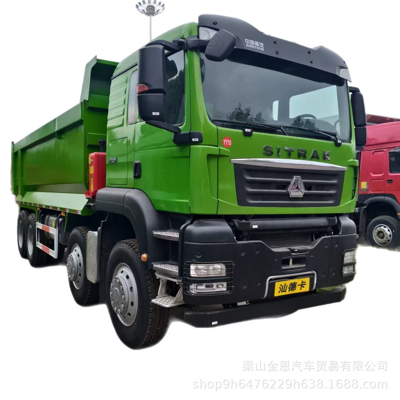 Cross-border Used Sinotruk Sitrak Dump Truck Rear Eight-Wheel Dump Engineering Truck Mining Rear Tipping Slag Transport Truck Tipper