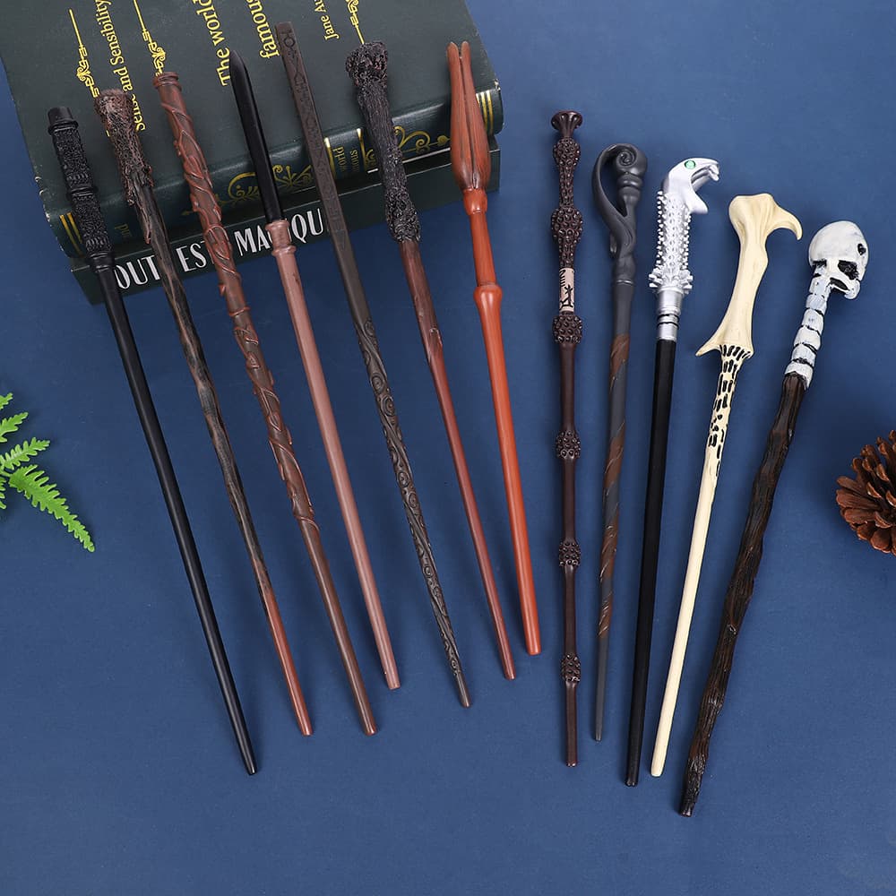 Harry Potter wand, Hermione Dumbledore, Voldemort, Universal Studios magic wand, metal core wand