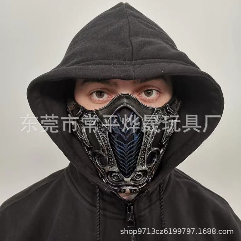 Mortal Kombat Zero/Scorpion Mask Mortal Kombat Character Bane Mask Manufacturer Direct Supply in Stock