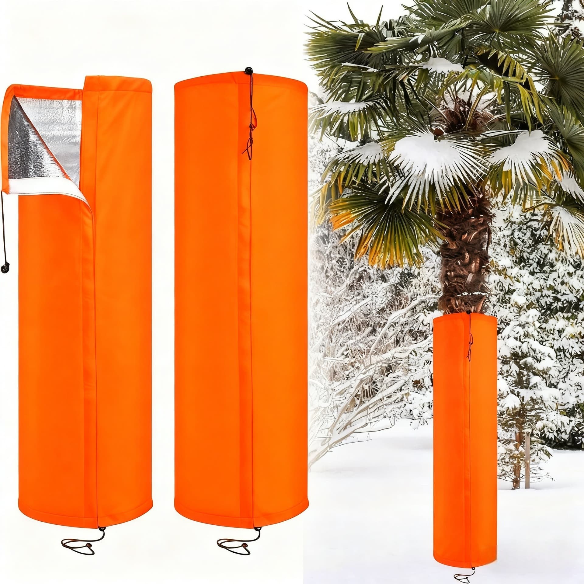 Amazon cross-border winter Oxford cloth tree pole protective cover winter garden insulation cover palm tree root protective cover