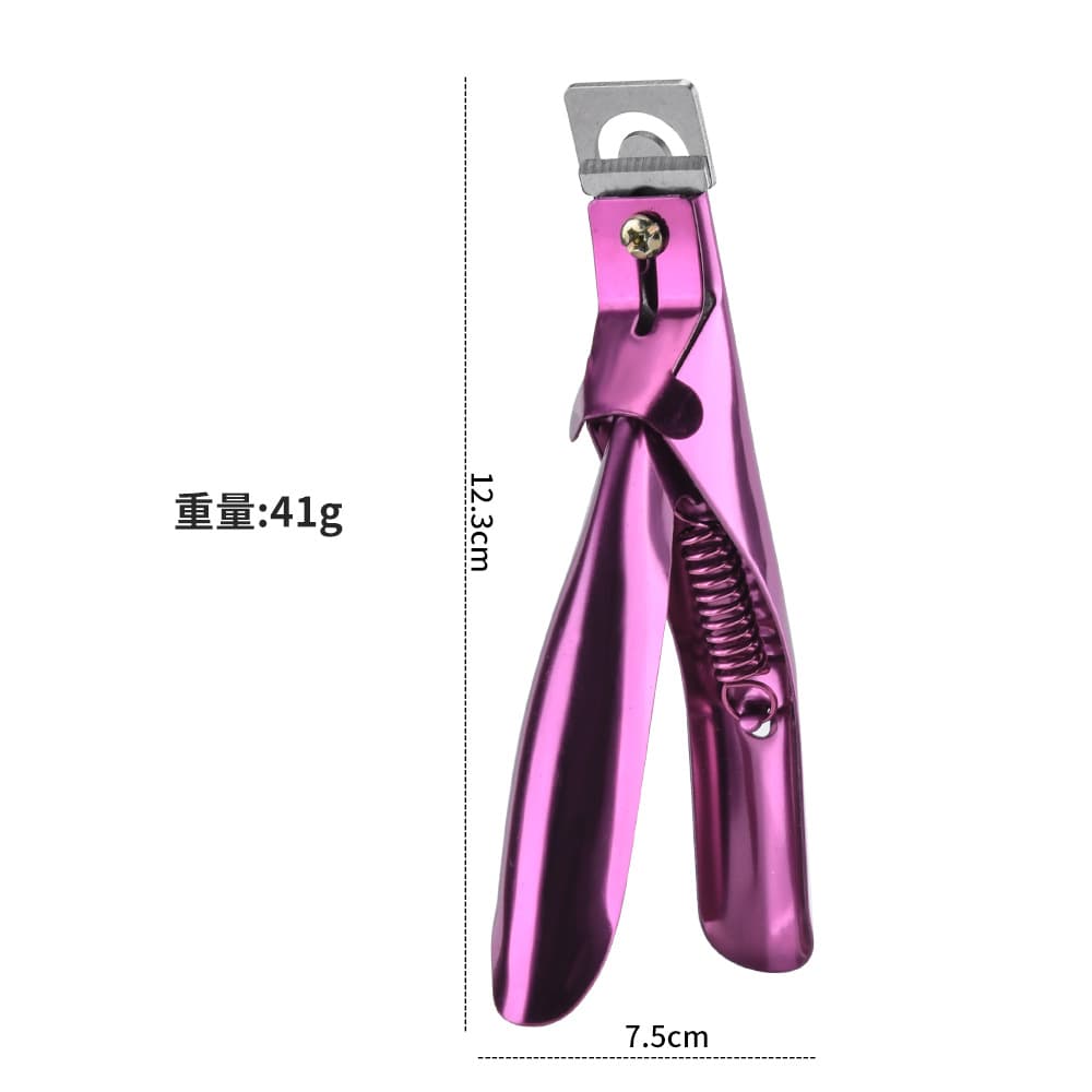 Cross-border U-shaped Nail Clipper for Acrylic Nails, Gel Extension Nail Trimmer, Flat Mouth Nail Cutter Wholesale