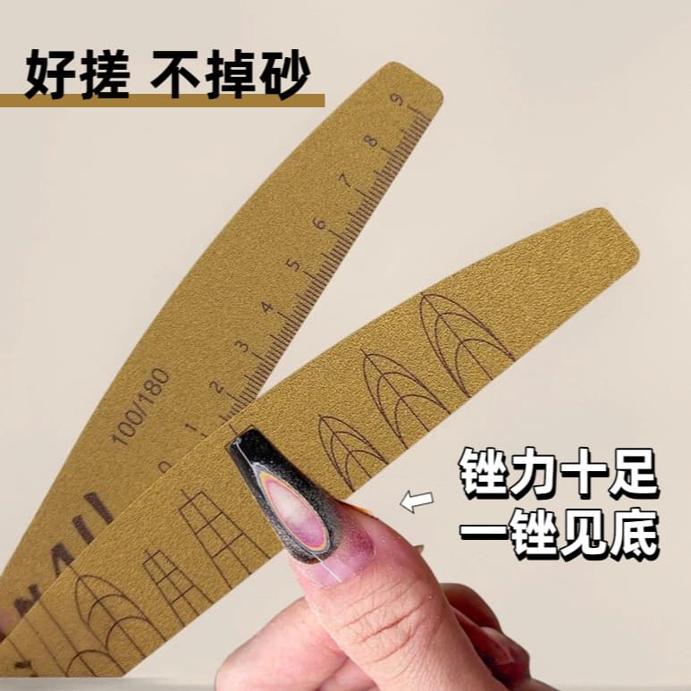 Nail polishing strip waterproof nail rubbing strip sponge polishing strip nail file sanding strip nail salon polishing tool artifact