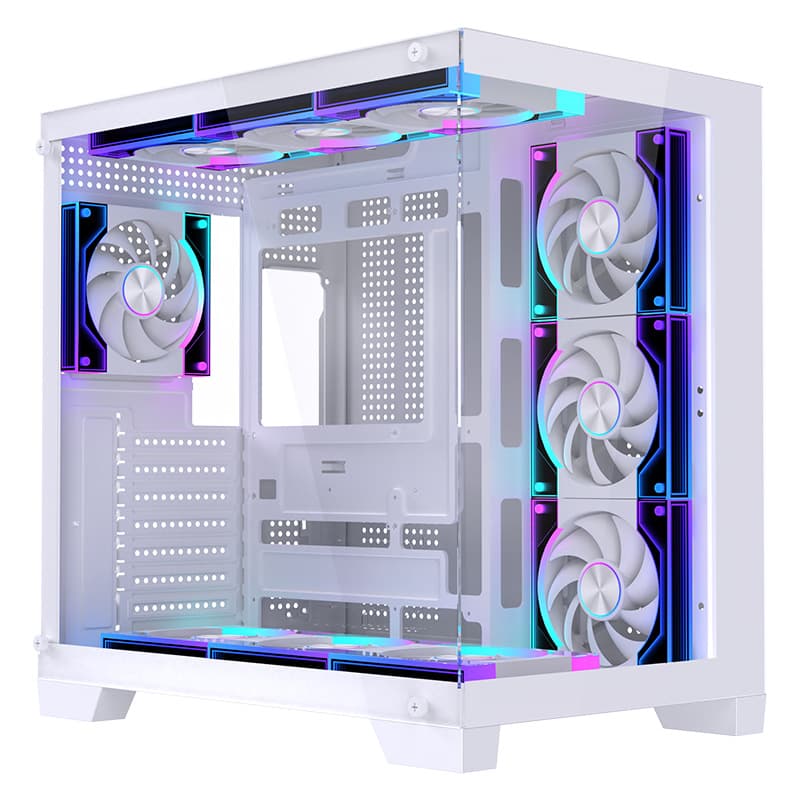 LOVINGCOOL New Computer Case Gaming Seaview Room Case Supports 360 Liquid Cooling ATX Desktop PC
