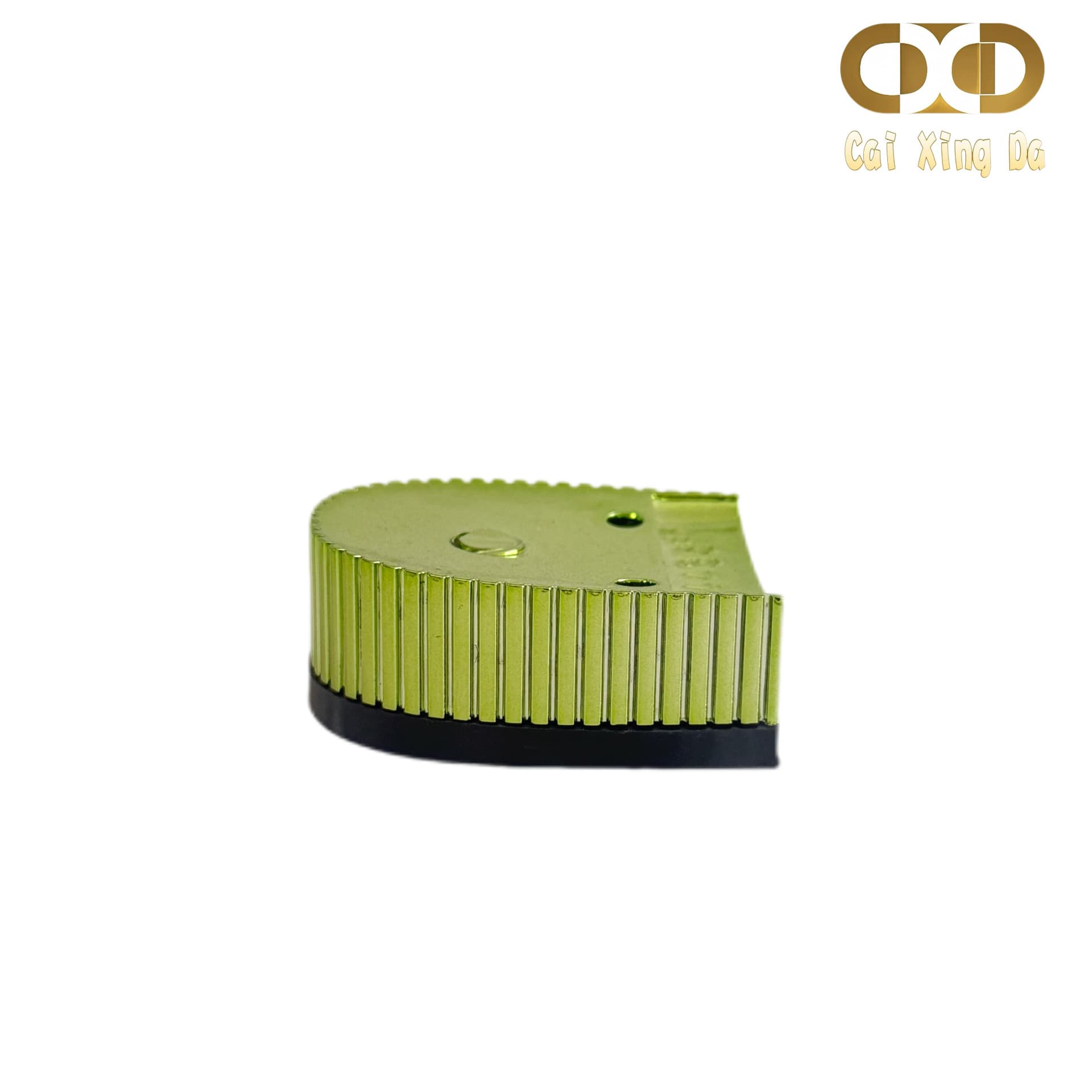 Caixingda shoe material heel 94435 ABS electroplated painted 3D gear versatile design low heel