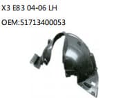 Fender Liner for BMW X3 E83 04-06 51713400053