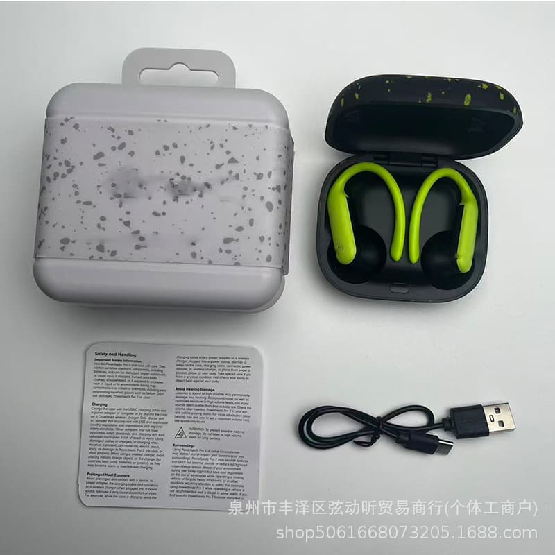 2026 New Co-branded Fit for Beat-s Power Pro2 Ear-hook Sports Wireless Bluetooth Earphones with Pop-up Window