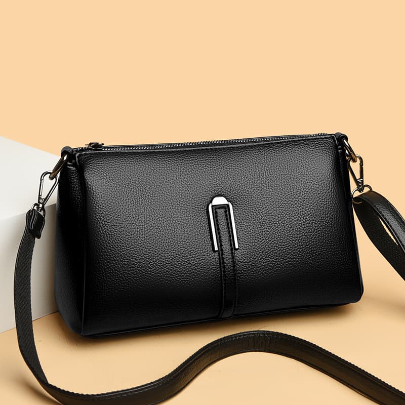 2025 New Ladies Single Shoulder Bag Large Capacity Versatile Soft Leather Middle-aged Mother Bag Crossbody Small Bag Gift for Mother-in-law