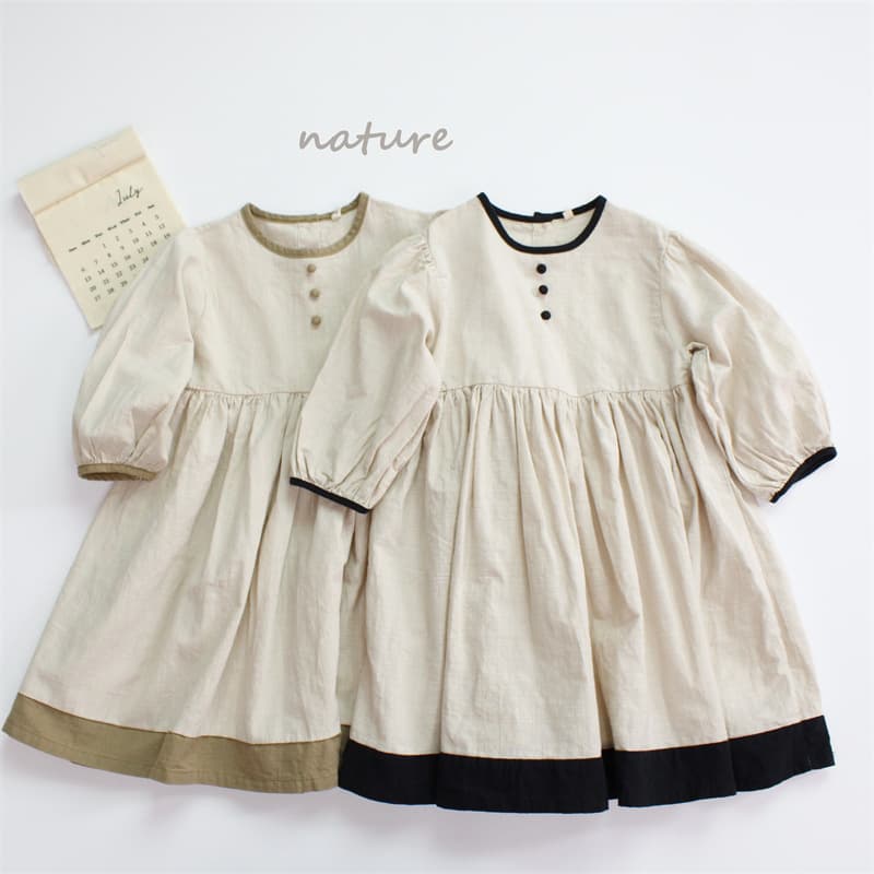 2026 Spring Children's Dress Baby Long Dress Cotton Color Block Forest Style Long Sleeve Girl Dress In Stock
