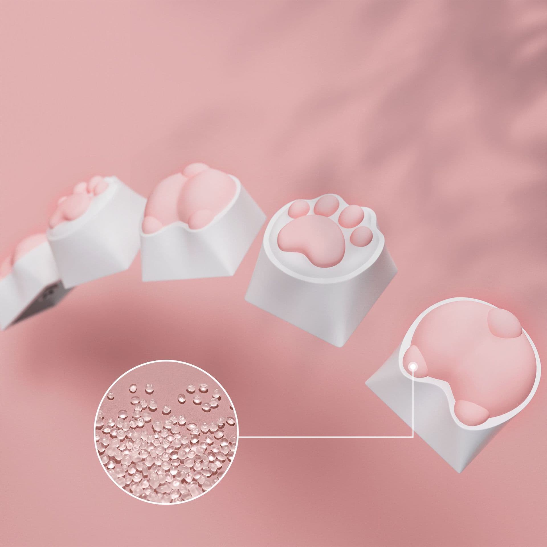 Womier Custom Keycap Cat Paw Set