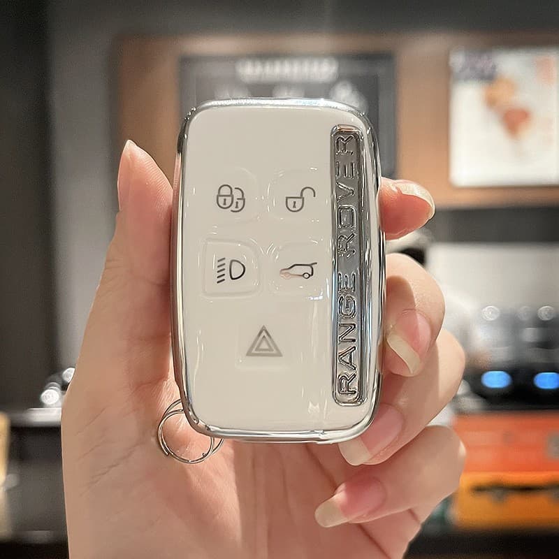 Compatible with Land Rover Range Rover Key Case for Evoque L, Defender 110, Discovery 4/5 Sport, Freelander 2, Velar Shell Buckle