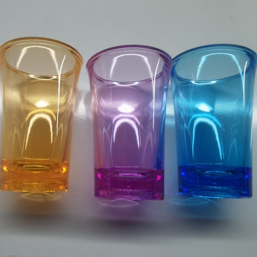 Wholesale liquor cup, plastic cup, thick-bottomed bullet cup, sip cup, liquor cup, gift crystal cup, Moutai cup with logo