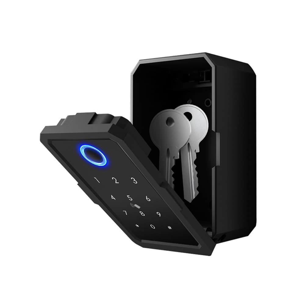 Smart Bluetooth Lock Box Remotely Openable Key Box Fingerprint Lock Key Anti-lost Intelligent Security Protection