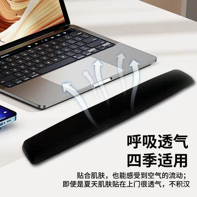Factory Direct Long Wrist Rest Mouse Pad Office Keyboard Hand Rest Mouse Wrist Support Memory Foam Wrist Pad Wholesale