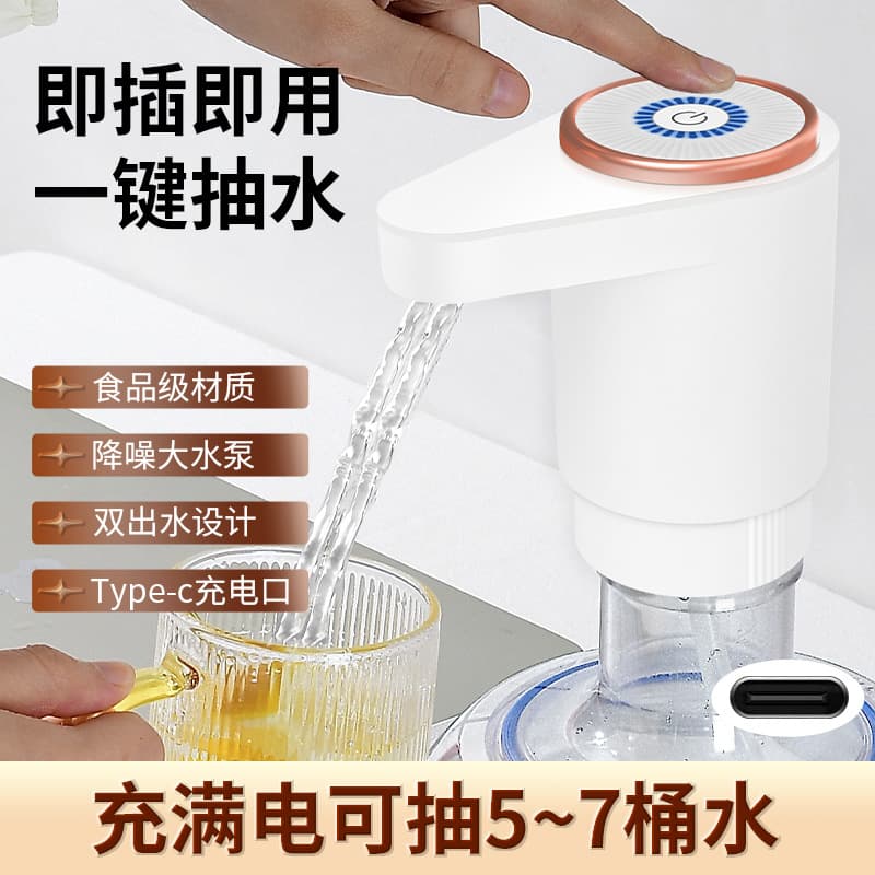 New Dual Pump Dual Outlet Water Dispenser Automatic Water Dispenser for Barrels Electric Water Pump Dual Pump Water Pump