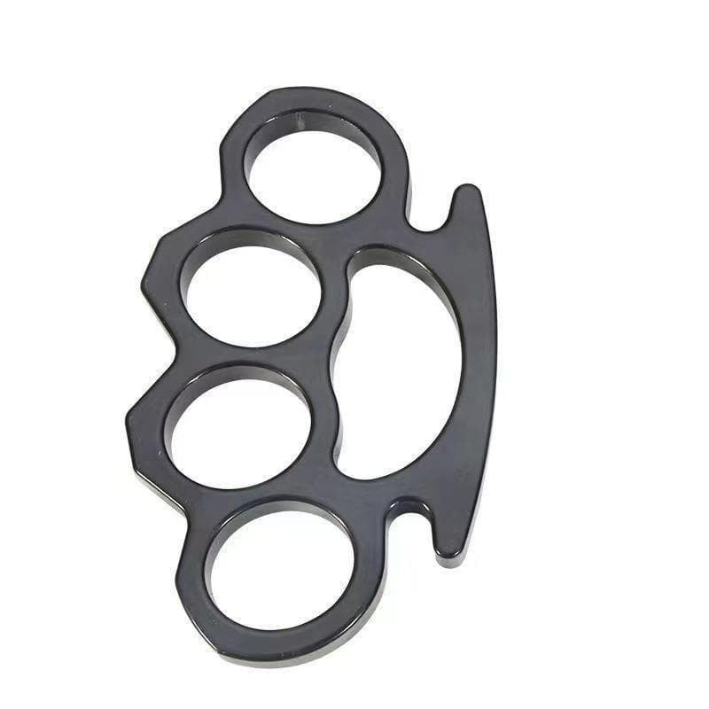 ABS Plastic Flat Knuckle Duster Four-Finger Defense Iron Knuckle Hand Support Portable Finger Ring Knuckle Punch Ring