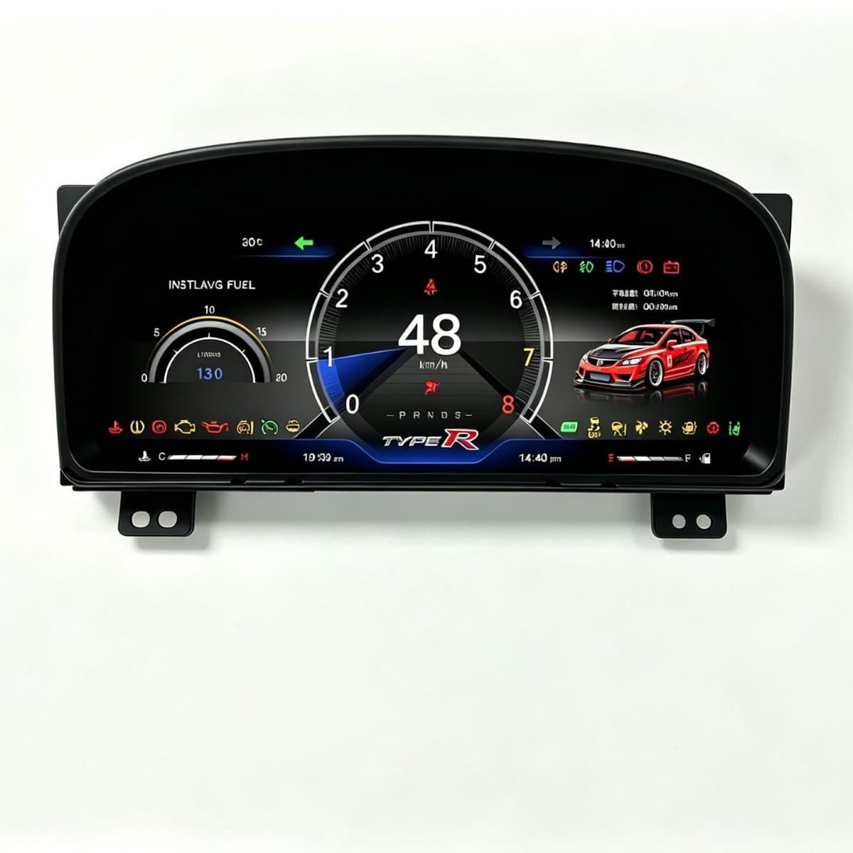 Compatible with Honda 8th Gen Civic 2006-2012 Full LCD Instrument Cluster - Plug-and-Play Direct Fit Upgrade