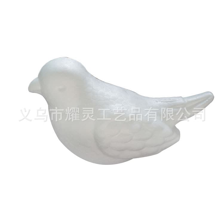Factory direct sales children's handmade 13cm foam simulation bird model Styrofoam DIY bird embryo